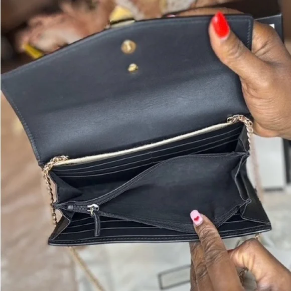 Gucci Black Leather Chain Bag - Picture 5 of 5